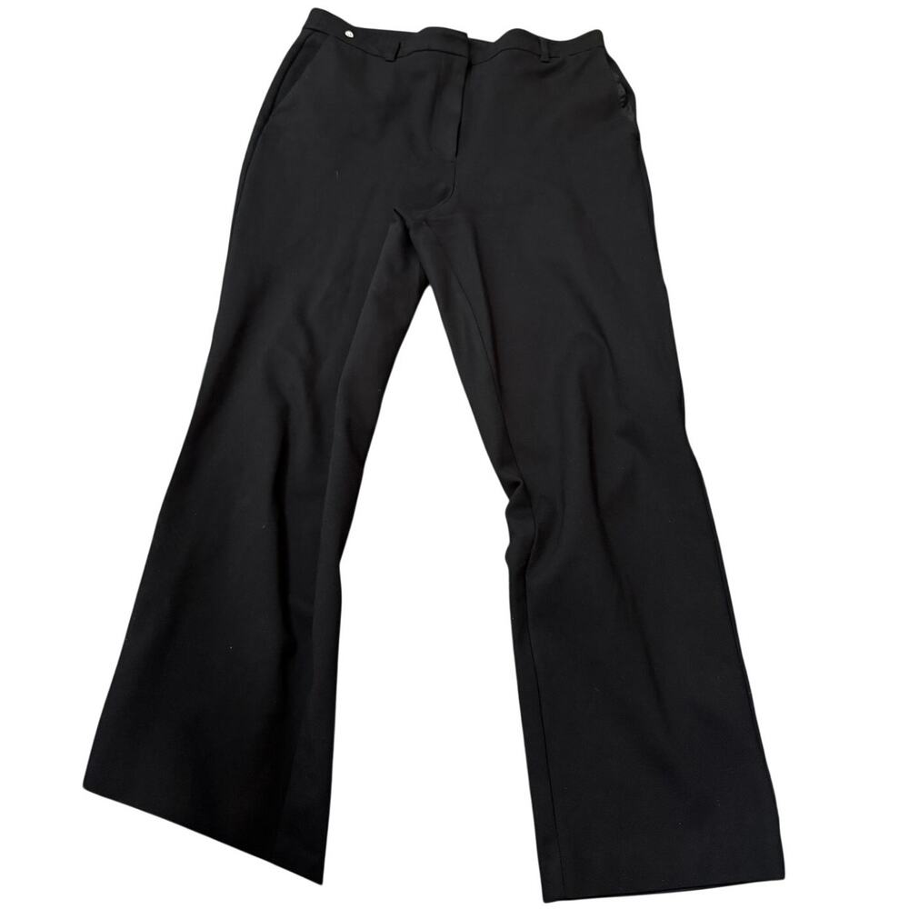Boden Wide-Leg Dress Pants in Black